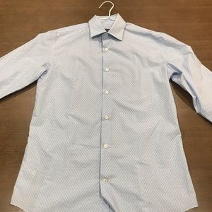 Salvatore ferragamo button down shirt